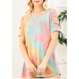 HEIMISH USA Tie-Dye Tunic Top - Multicolor